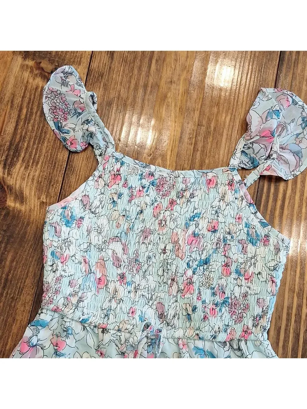 Nwt JapnaKids Floral Romper Size 7